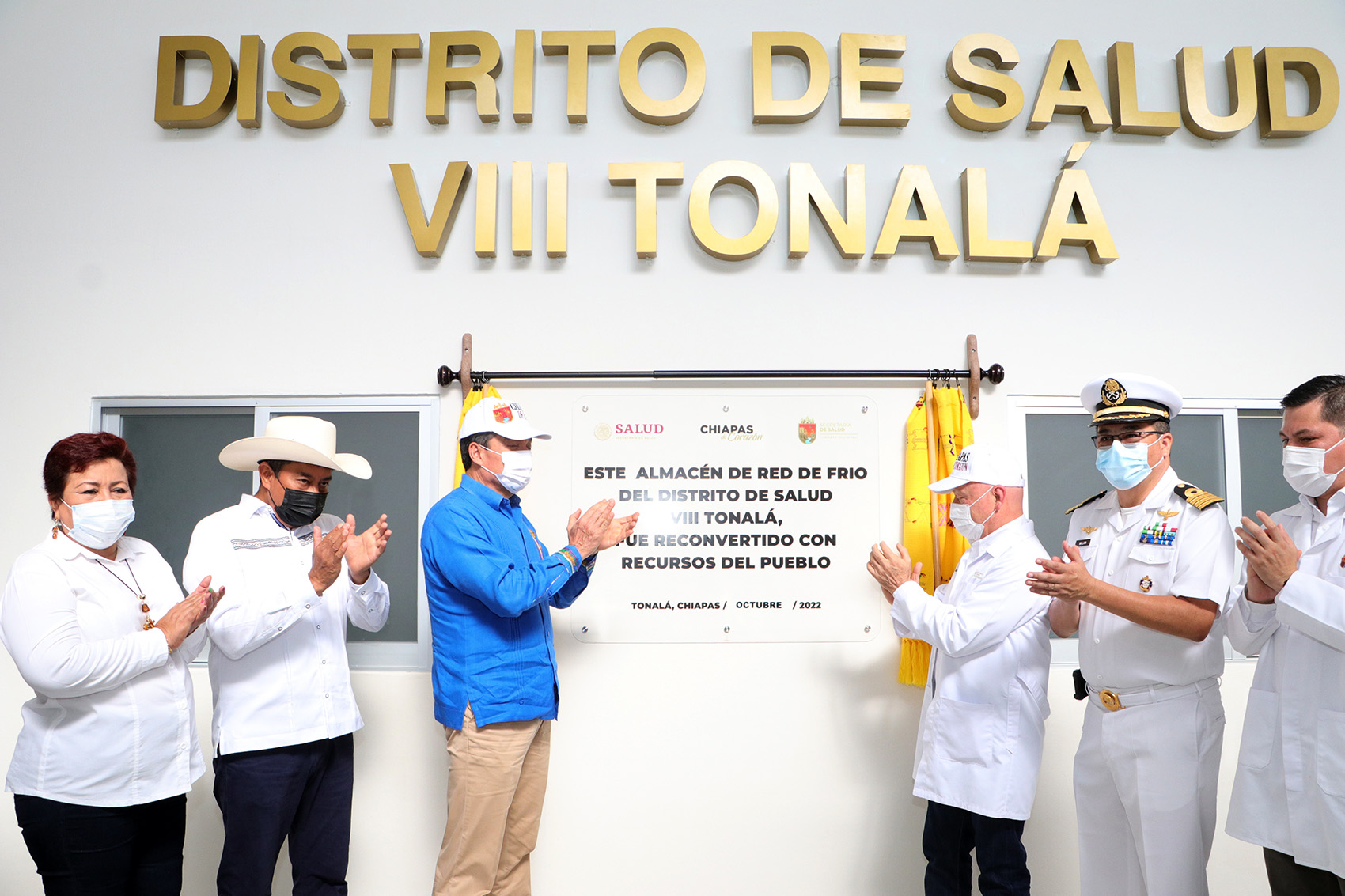 En Tonalá, inaugura Rutilio Escandón Almacén de Red de Frío del Distrito de Salud VIII.jpg