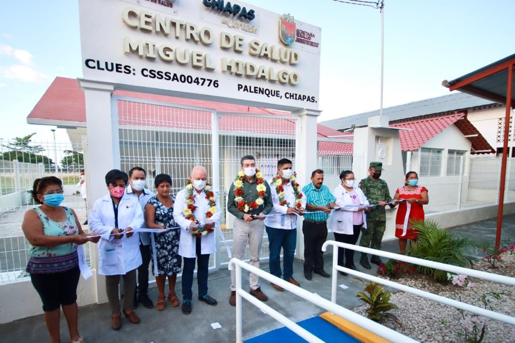 En Palenque, Rutilio Escandón inaugura reconversión del Centro de Salud Rural del ejido Miguel Hidalgo.jpg