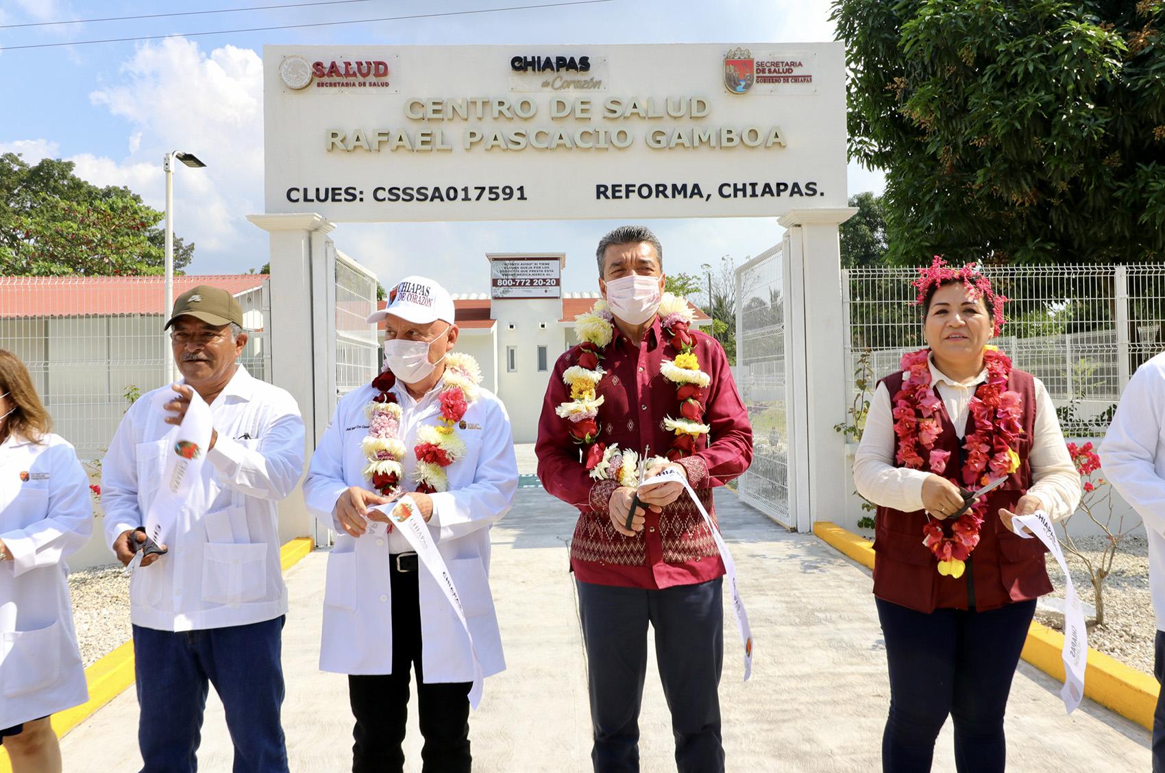 En Reforma, Rutilio Escandón inaugura la reconversión del Centro de Salud Rural Rafael Pascacio Gamboa.jpeg