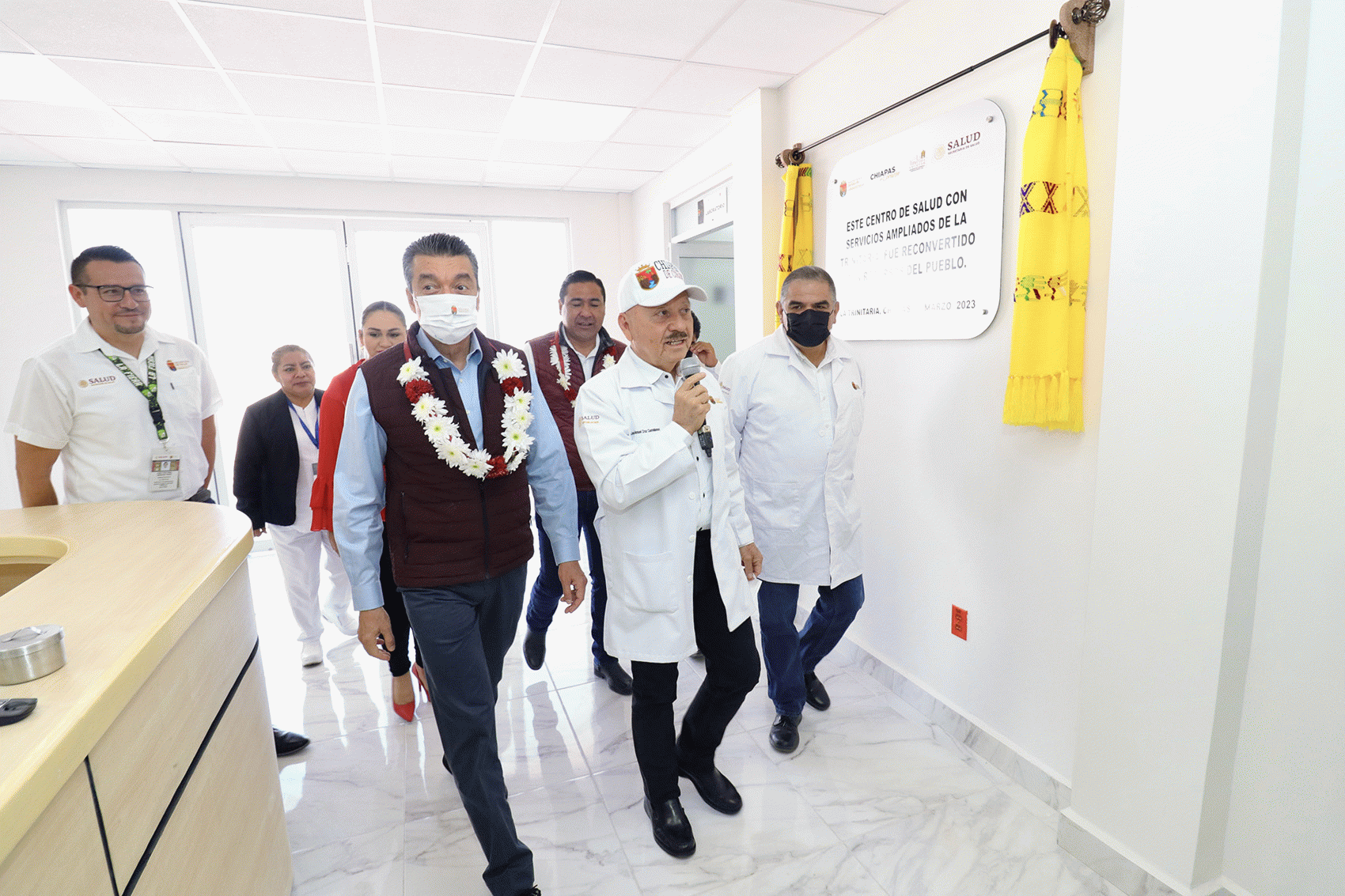En La Trinitaria, inaugura Rutilio Escandón reconversión del Centro de Salud con Servicios Ampliados.gif