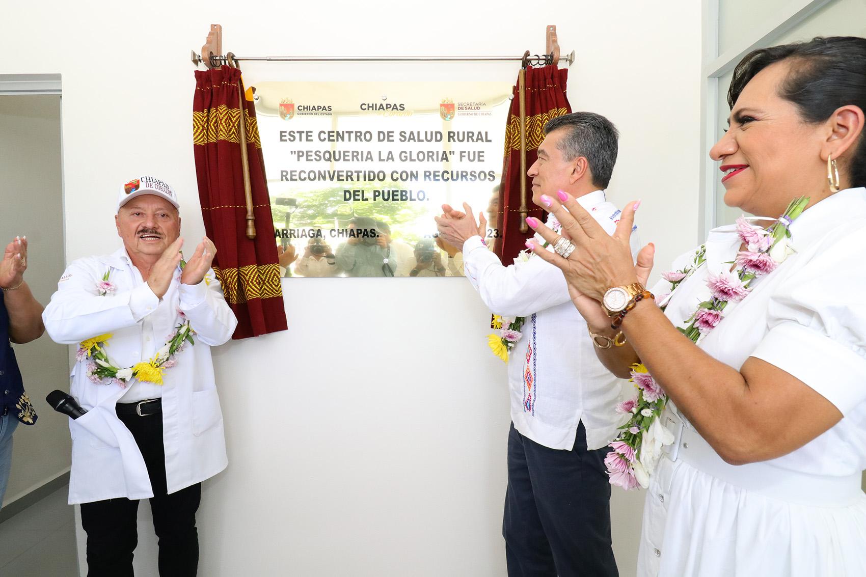 En Arriaga, Rutilio Escandón inaugura el Centro de Salud Rural de la localidad Pesquería La Gloria.jpeg