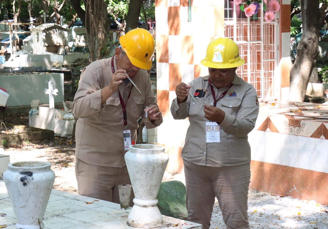 En el combate contra el dengue, 184 panteones intervenidos con acciones preventivas.jpg