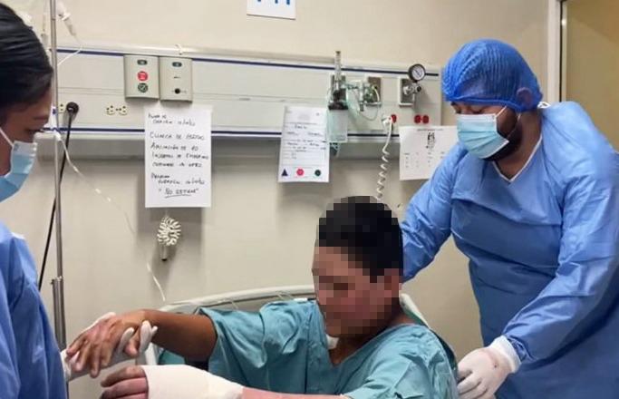 Con injertos in vitro, Hospital de Tapachula logra recuperación de adolescente con quemaduras.jpg