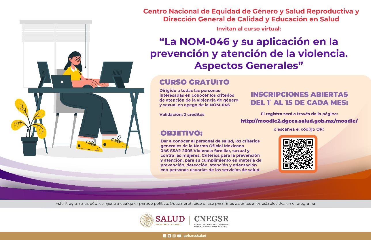 Curso Gratuito Prevención y Atención de la Violencia. NOM-046